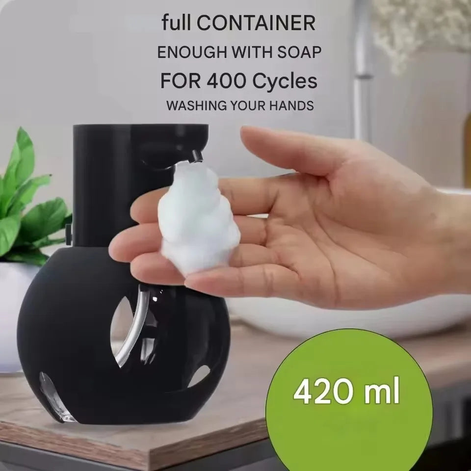 Touchless Foaming Soap Dispenser – Automatic, USB Rechargeable, 380ml